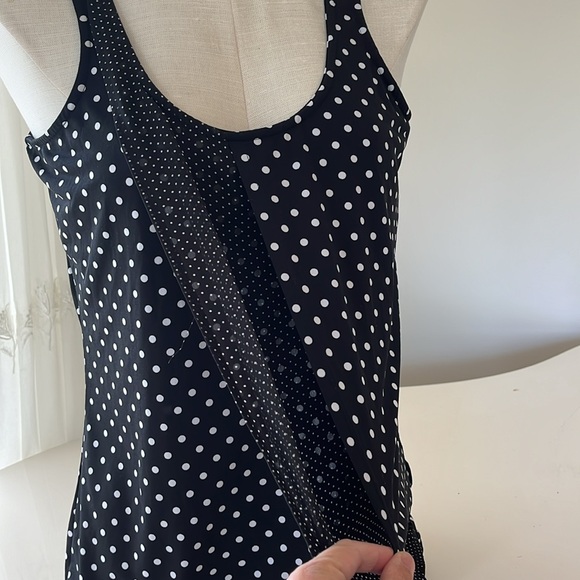 Ricki’s polka dot overlay top size small - Picture 2 of 4